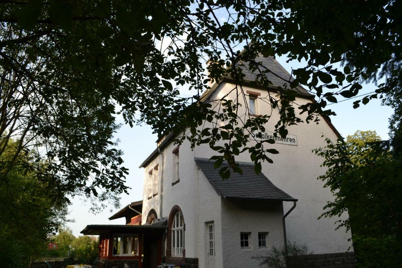 Ferienwohnung Alter Bahnhof Schalkenmehren Exterior foto